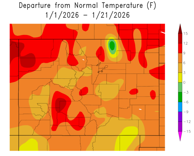 Arctic Blast Update: Colorado turns cold, but largely misses out on the ...