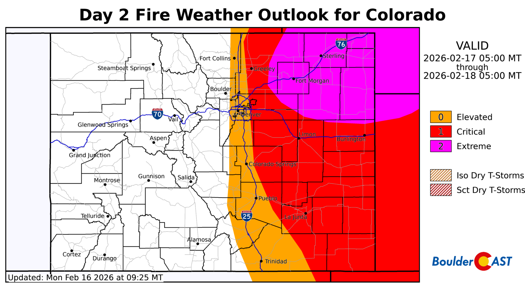 This Week in Colorado Weather: February 16, 2026 – BoulderCAST